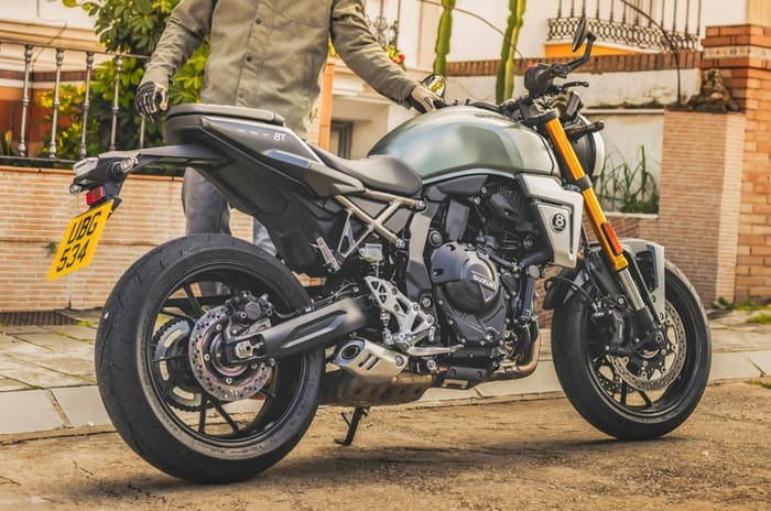 Suzuki GSX-8T right rear static in field